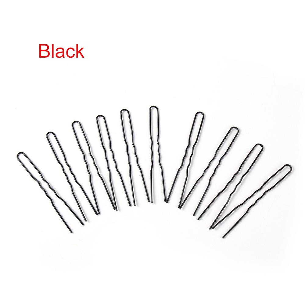 20 Stück / Beutel 5/6/7cm U-förmige Legierung Haarnadeln Wellenförmige Haarspangen Schlichte Metall Haarklammern Haarspangen Brautfrisur Werkzeuge Accessoires