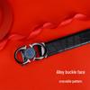 Men's Business Casual Genuine Leather Belt – Scratch & Wear-Resistant with Trendy Print