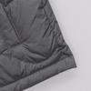 Uniqlo Solid Color Round Neck Down Jacket Men Outerwear Mist-Gray 462984-05