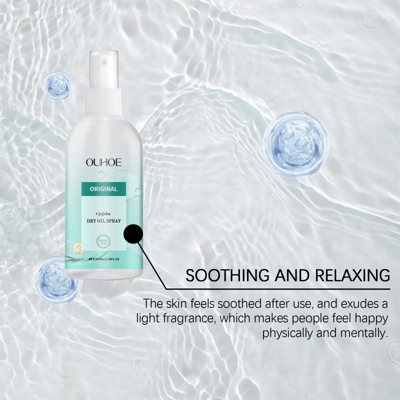 Non Greasy Body Oil Spray With Moisturizing Benefits For Sensitive Dry Skin Deep Nourishment After Bath Care