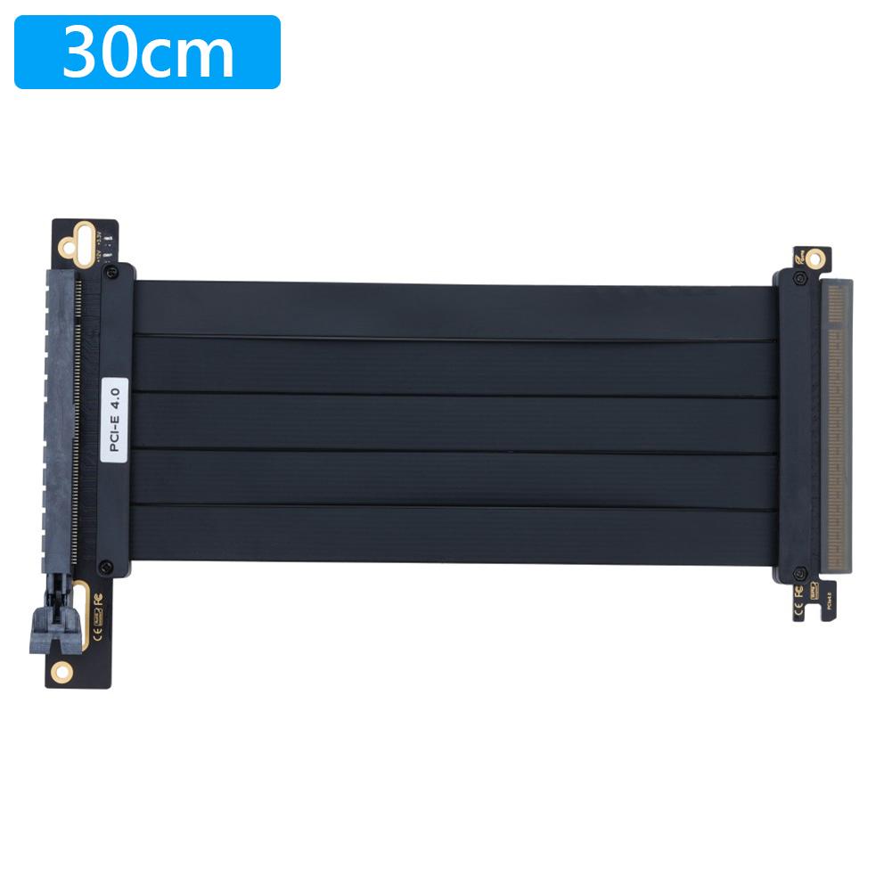 PCI-E 4.0 Riser Cable PCI Express Gen 4 GPU Extension Cord Extension Port 90 Degree Adapter Compatible with RTX4090 RTX4080