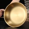 Stainless Steel Korean-style Instant Noodle Pot,Double-handled Cookware Saucepan Dry Pots Seafood Rice Pot Picnic Snack Plates