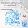 Macaron Candy 3D Heart Resin Nail Art Charms – 200 Pieces