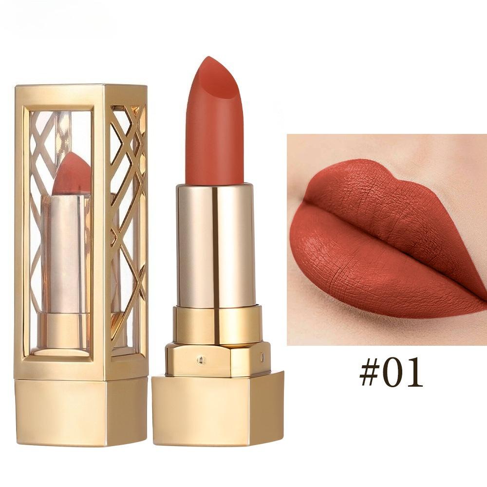Metallic Lipstick Bright Glossy Velvet Texture Durable Make Your Lips Shiny Waterproof Anti-fouling Glitter Lip Stick Starry Sky