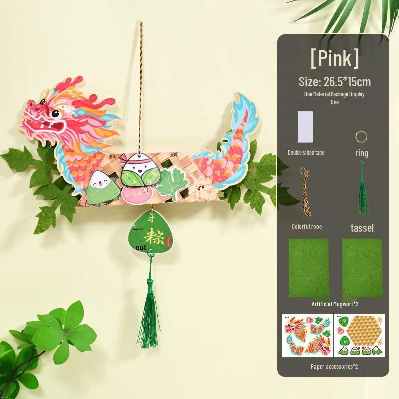 Handmade Dragon Boat Festival Lantern Craft Kit for Kids – Chinese Style Luminous Toy