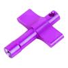 Square Port Drum Wrench T Shape Tuning Key Drum Screw Adjustment Tool for Musical Instrument Repair WE18 Purple