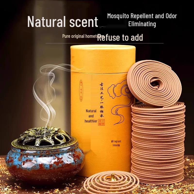 

Indonesian Sandalwood Mosquito Repellent Incense: Long-Lasting Aromatherapy Coils for Indoor & Outdoor Use