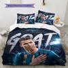 Cristiano Ronaldo Mönster Sängkläder Täcke Set Heminredning Gåva (1 * påslakan + 2 * örngott utan kärna)