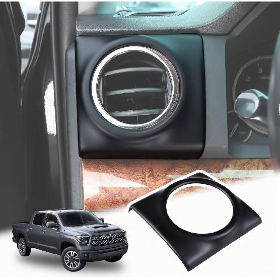 

METYOUCAR for Toyota Tundra 2014-2021 Side Air Conditioning Vent Outlet Decoration Cover Trim ABS plastic (Carbon fiber pattern) матовый черный