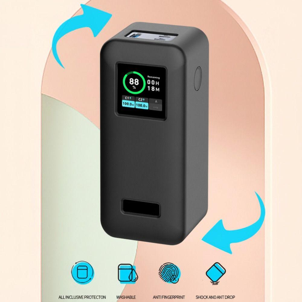 Shockproof Silicone Case Soft Anti-drop Protective Cover Dustproof Portable for Anker Prime 20000mAh Power Bank 200W