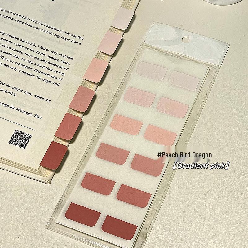 Transparent Writable Index Sticky Notes - Strong Adhesion Markers for Students