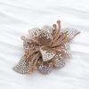 Patch di Tessuto con Strass Raffinato Scintillante Multicolore Patch di Tessuto 3D Applicazione Floreale a Doppio Strato Fiori per Scarpe