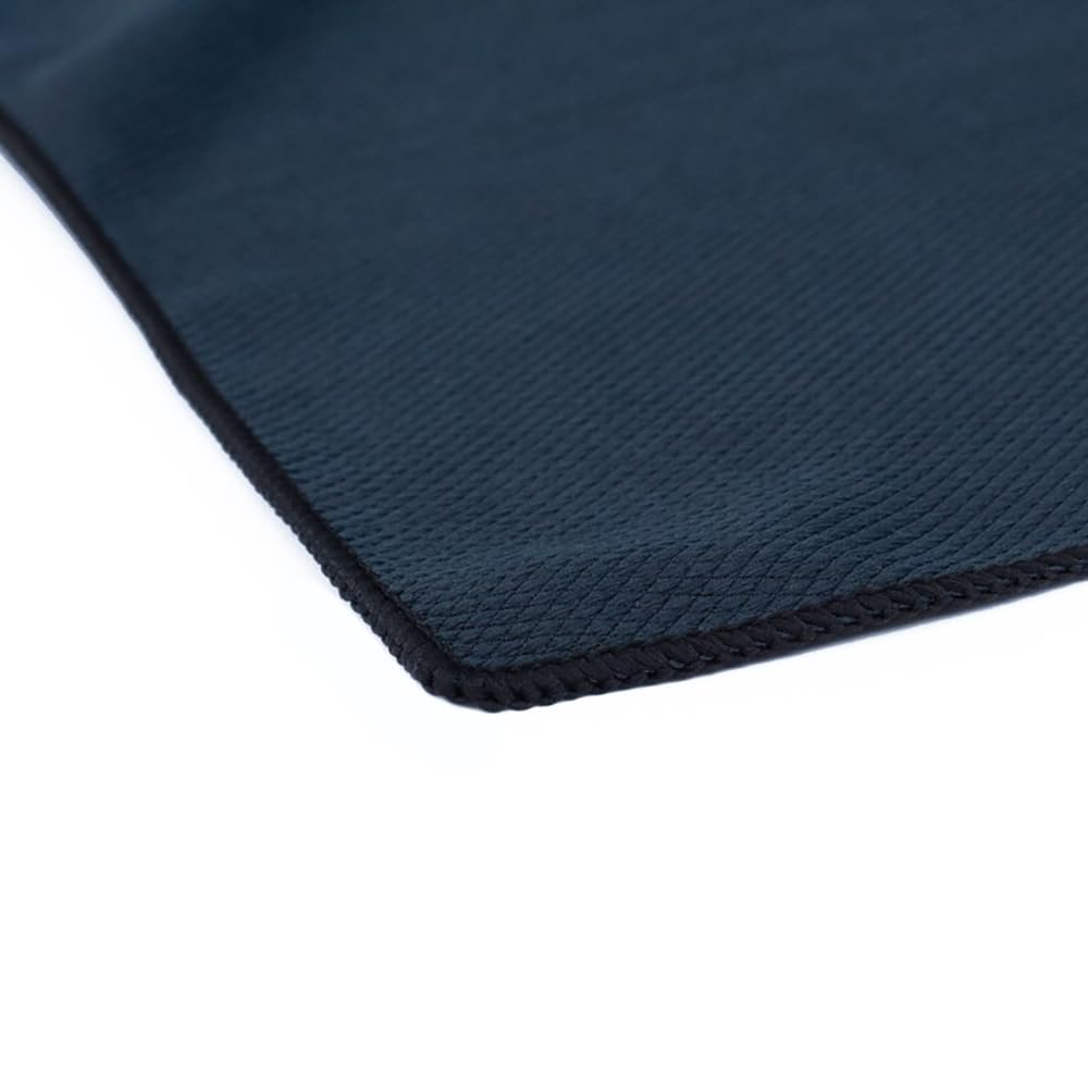 The Rag Company Diamond Weave Glass & Window Towels, 6-Count, Black, for Car Washes and Detailing