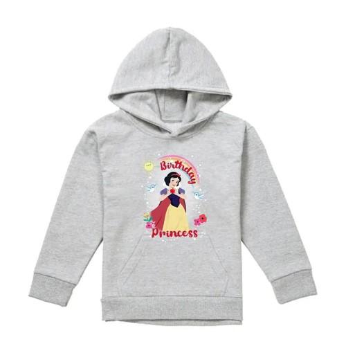Snow White Childrens/Kids Princess And Friends Heather Birthday Pullover Hoodie
