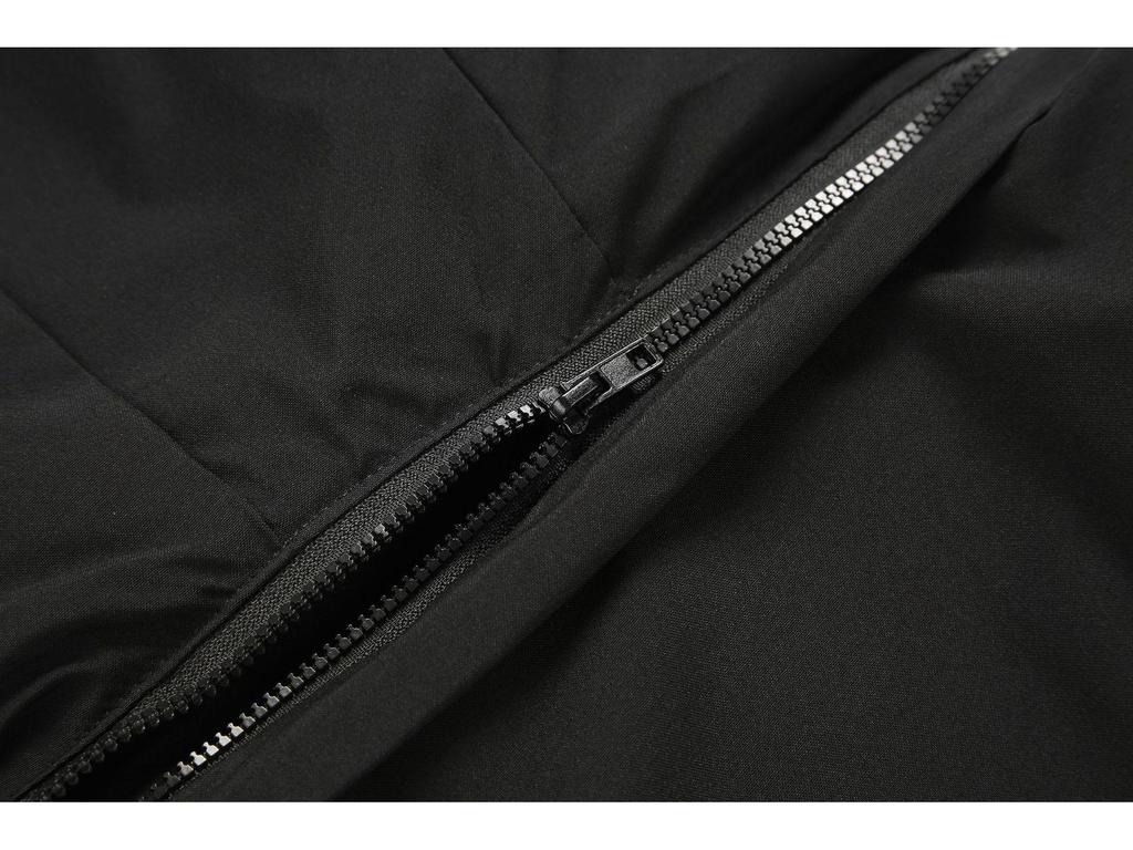 Men's Plus Size Fleece-Lined Cotton Jacket - Middle-Aged & Elderly