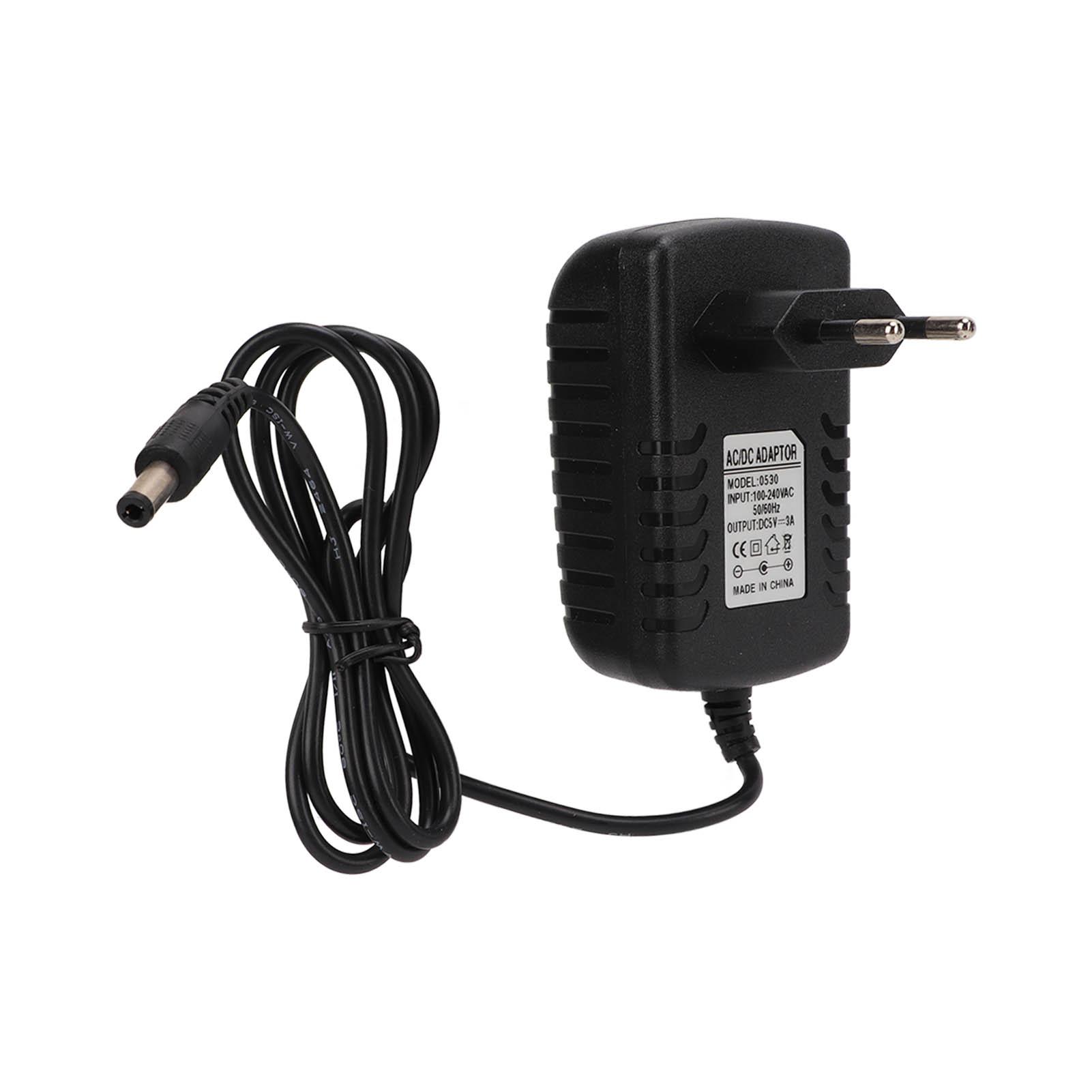 

Power Adapter 5V 3A Portable Lightweight Low Loss Inner Positive Outer Negative DC 5V Charger