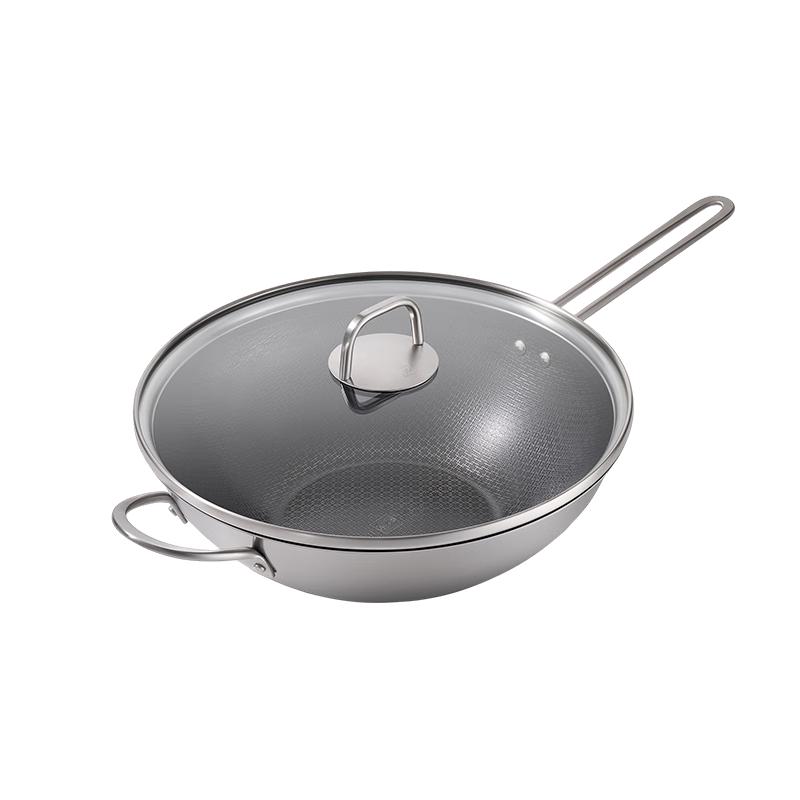 ZWILLING Titanium Ceramic Honeycomb Non-stick Wok
