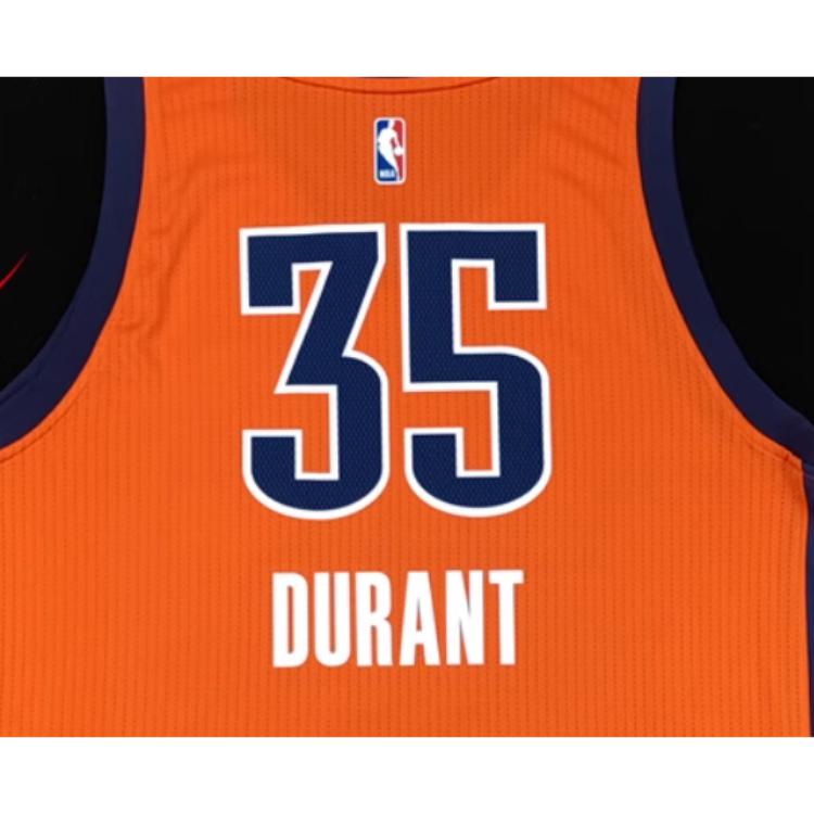 Adidas X NBA Collaboration Oklahoma City Thunder Durant Swingman Comfortable Soft Skin-Friendly Sleeveless Basketball Jersey 7470A-3KM-K91104