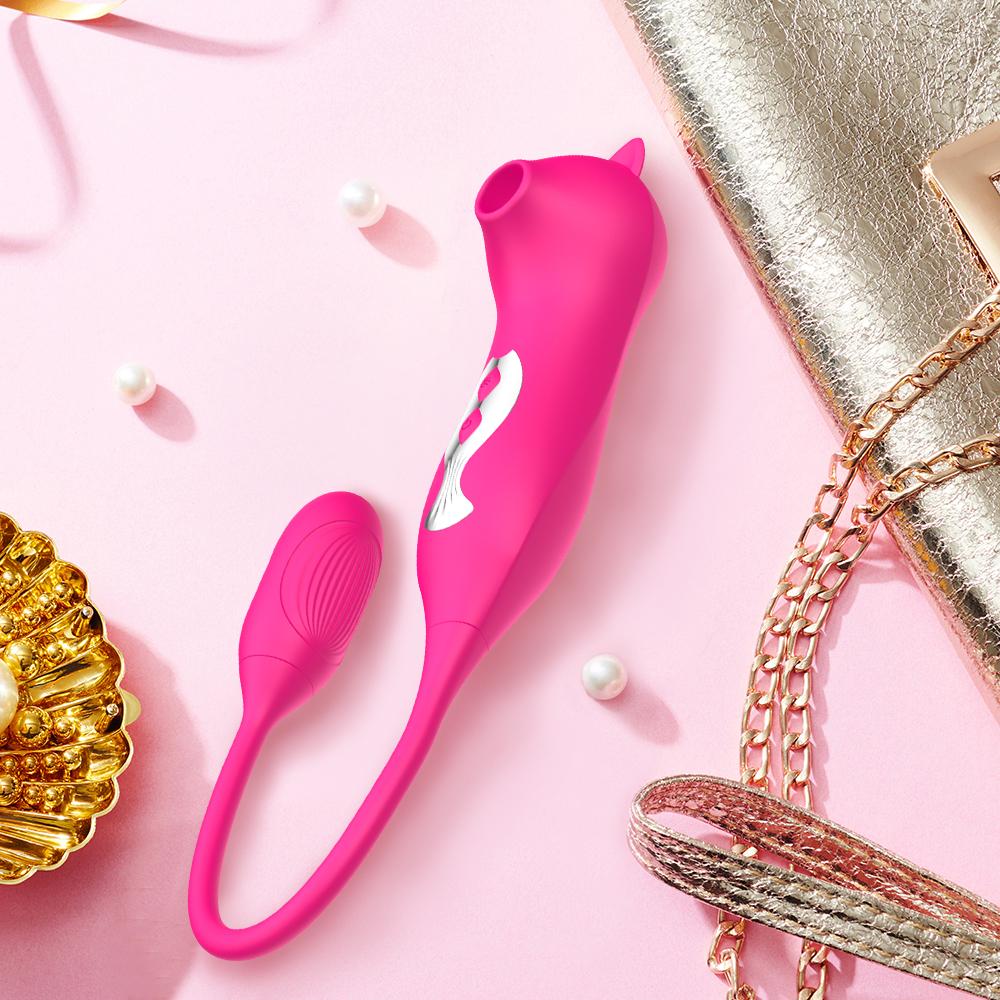 Výkonný klitorisový přísavka na bradavky Vibrátor pro ženy Sexuální hračky stimulátor klitorisu Zboží pro dospělé Ženy