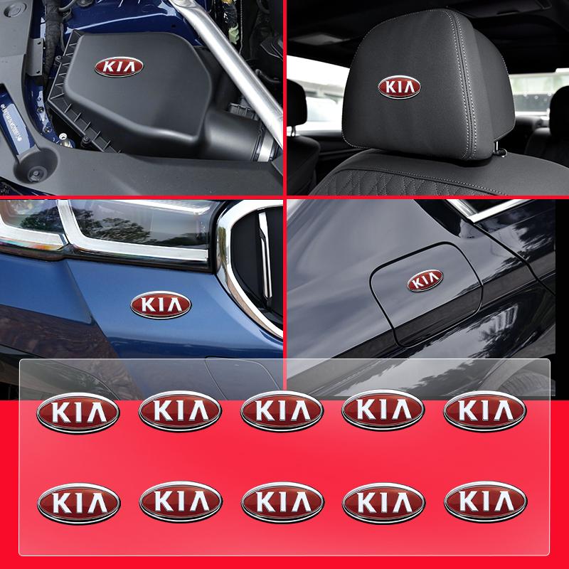 Car Metal Emblem Wiper Stickers Reflective Decor Decals For Kia Cerato