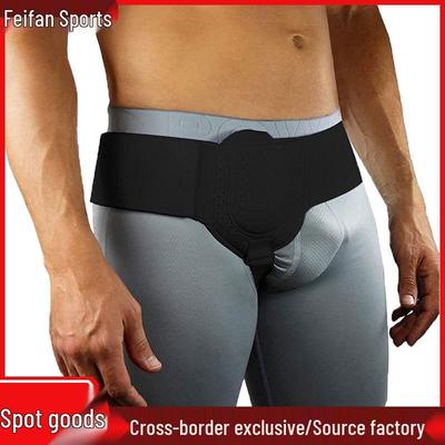 Men's Unilateral Inguinal Hernia Support Belt with Pad for Elderly