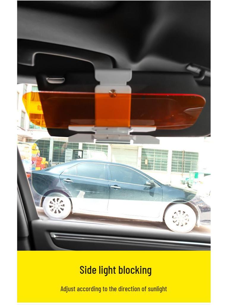 Anti-Glare Day & Night Car Sun Visor Mirror for Interior Use