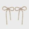 Übertriebene Schleife & Quaste Krallenketten-Ohrringe für Damen - Brautschmuck