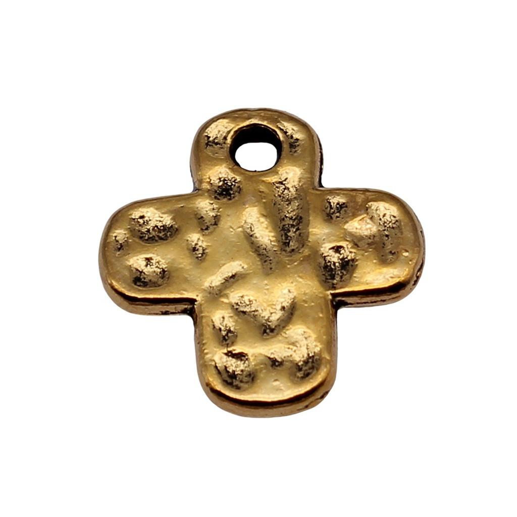Vintage Cross Charms Multi Color Alloy Pendants For Religious Christian Jewelry