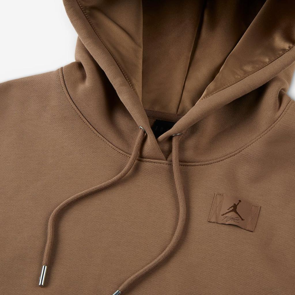 Jordan Flight Fleece Pullover Hoodie Long Sleeve Sweatshirt Women Hoodies Dark-Brown FV7051-223