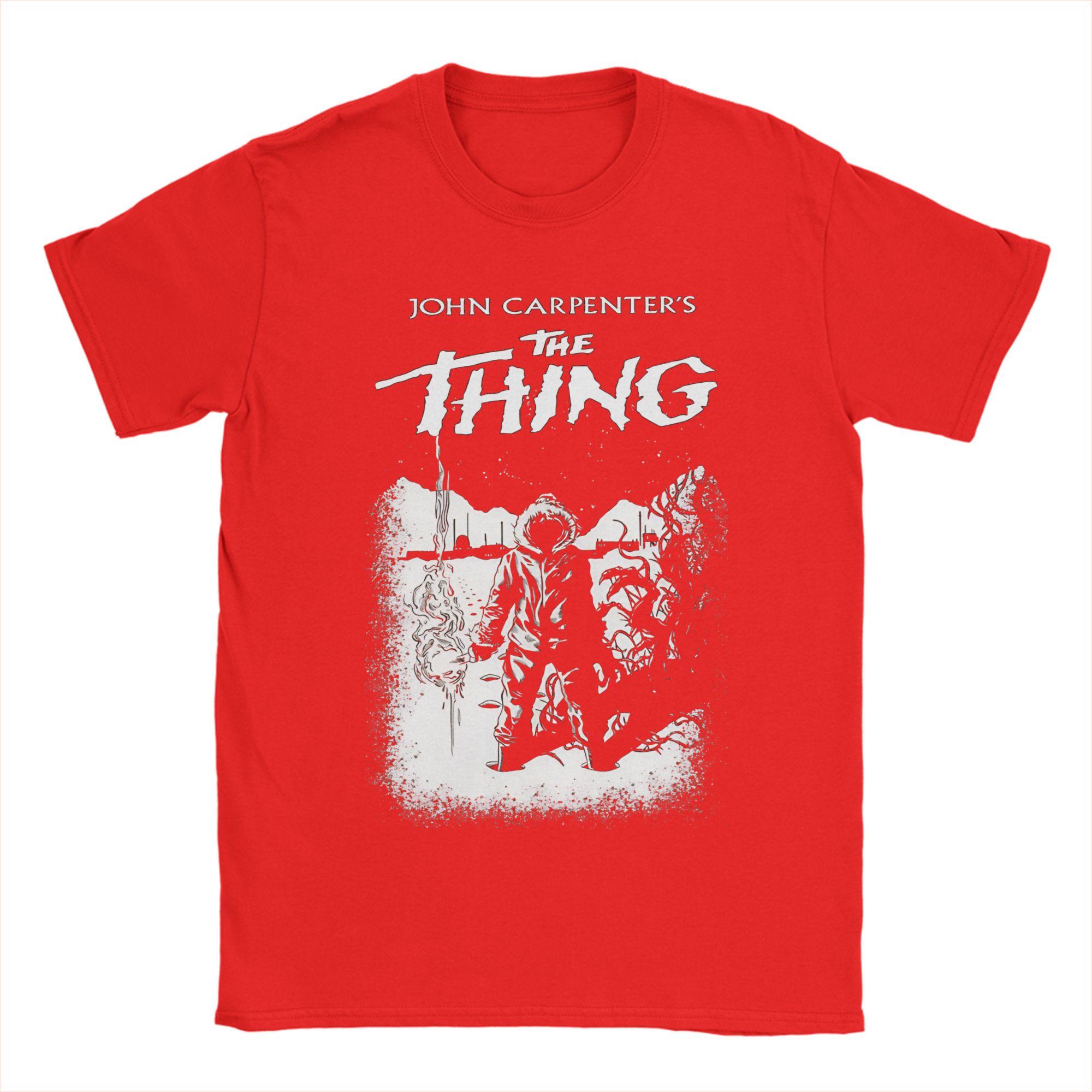 1982 jc The Thing Movie Unisex T Shirts  Awesome Tee Shirt Short Sleeve O Neck TShirt Cotton Gift Idea Clothes S