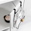 Pan Lid Storage Rack Door Mount Pot Cover Organizer Holder Kitchen Accessories Chopping Board Rack Cabinet Door Storage Shelf
