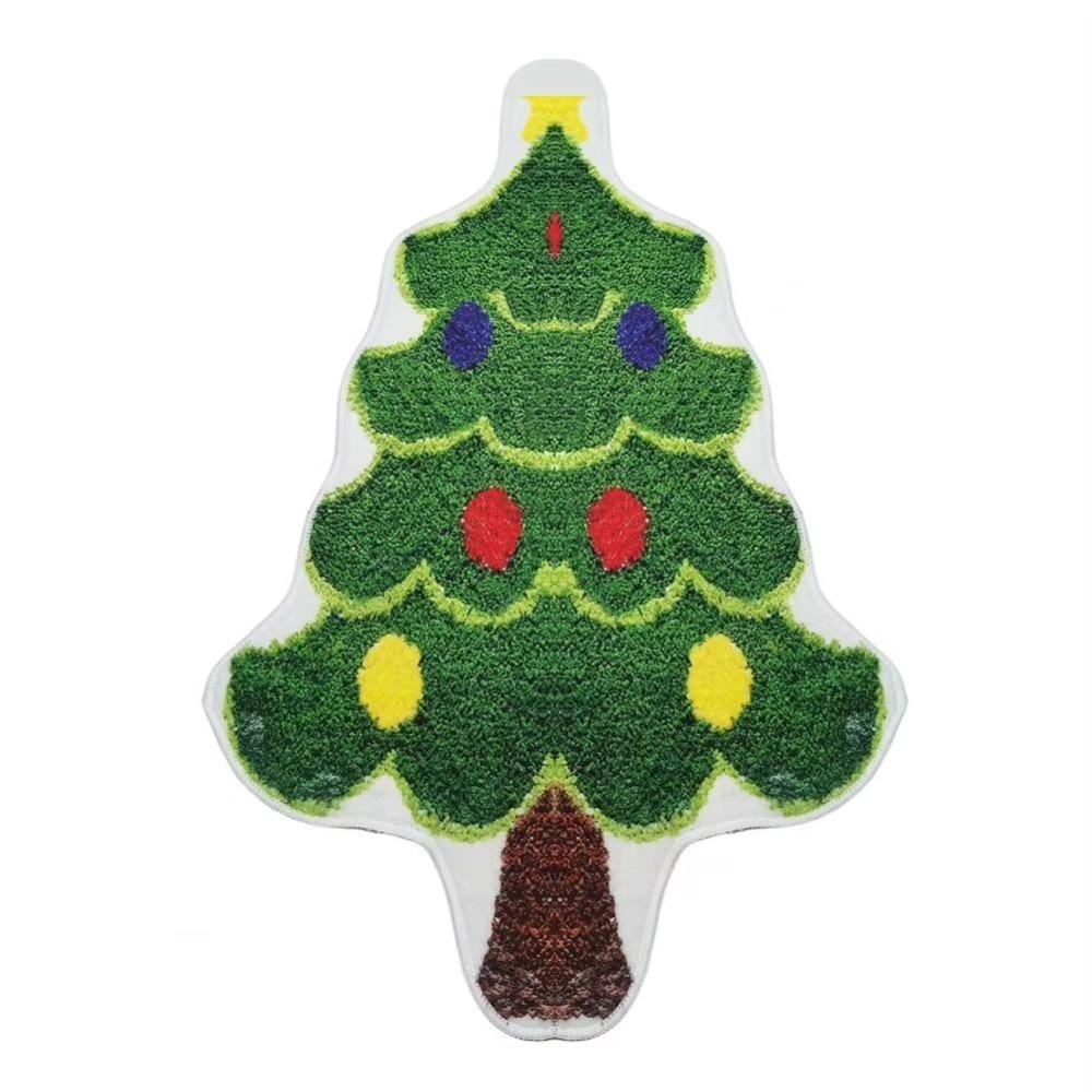 

Small Bedroom Rug Anti-Slip Backing Bed Side Carpets Trendy Christmas Carpet Home Decor C