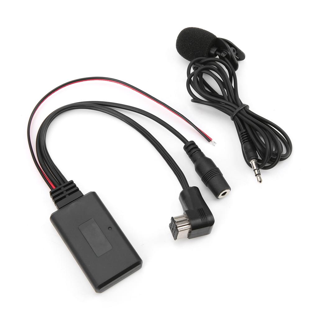 Car Stereo Microphone with AUX Audio Cable Bluetooth 5.0 Replacement for Pioneer Radio IPBUS
