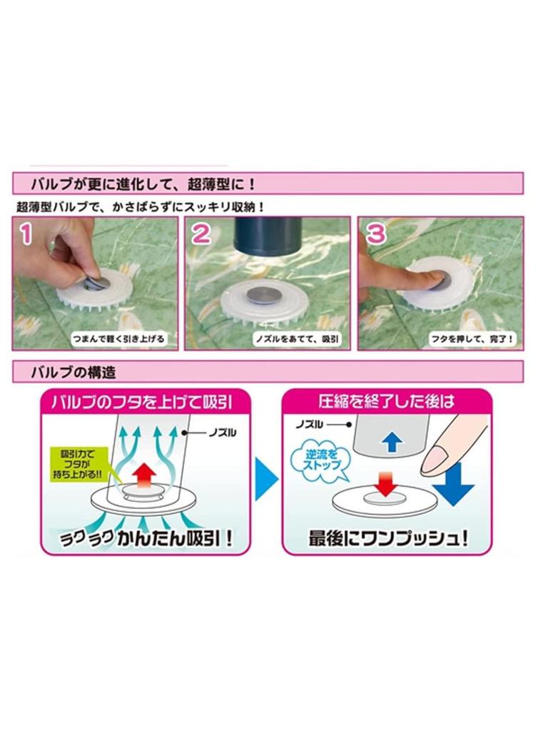 Orient Valve Comforter Compression Set of 120 x 92 cm Ultra-thin Bags, 4,