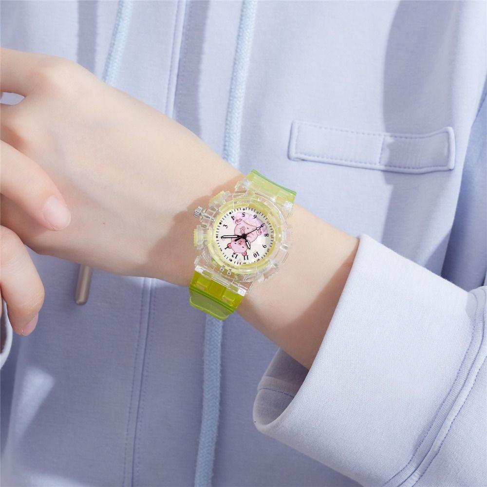 Cute Cartoon Digital Pointer Watch Capybara Quartz Watch High Quality Wristwatch  Gift