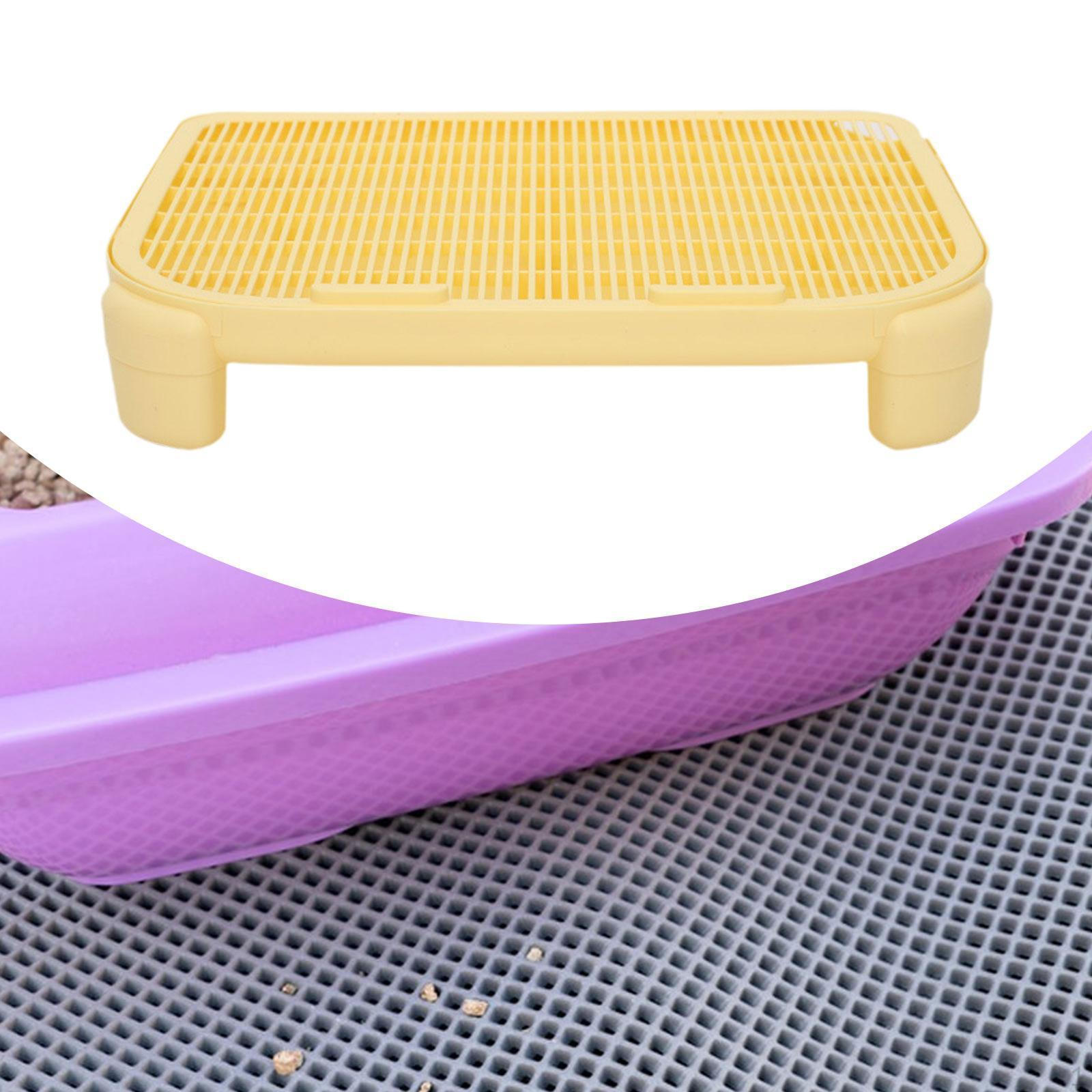 

Пандус для кошачьего туалета Портативный Двухслойный Улавливатель для Туалета