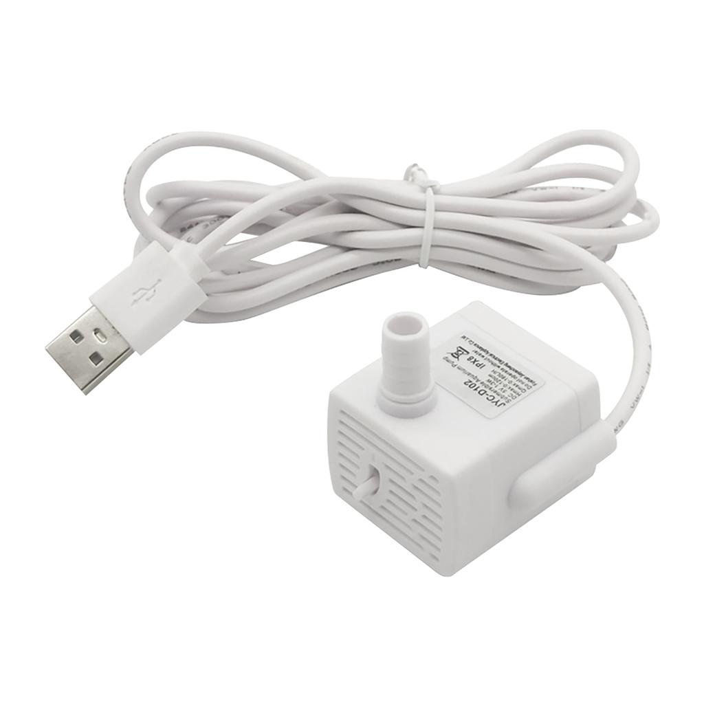 Pet Water Fountain Pump Dispenser Drinking Fountain Replacement Accessories DC 5V USB 40dB Ultra-quiet for Fountain Aquarium