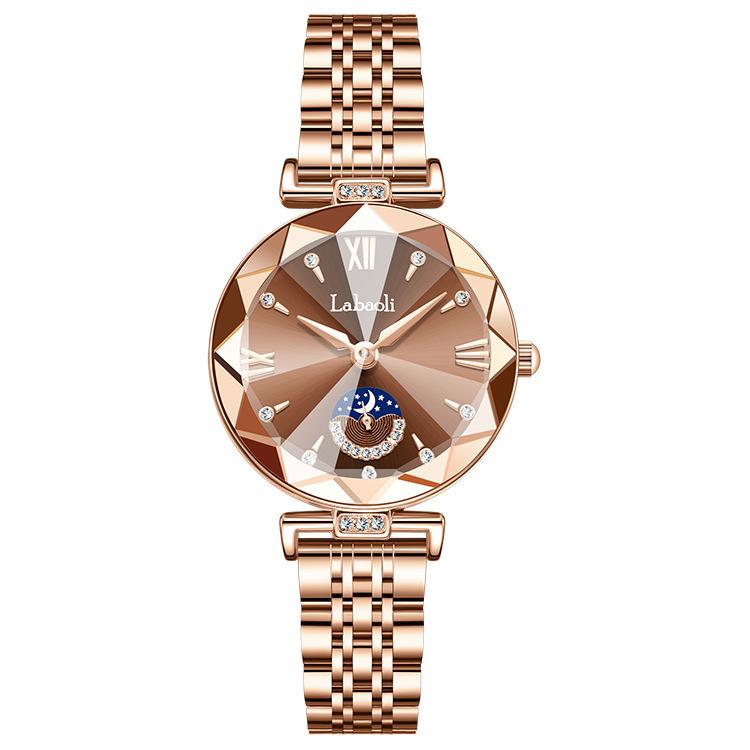 

Жіночий годинник зі сталевим браслетом нового стилю, модний британський годинник, інкрустований діамантами