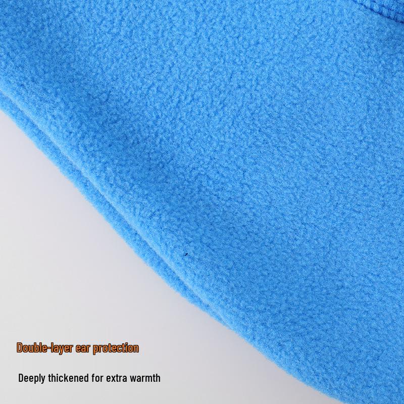 Zagęszczona zimowa czapka z pluszem: Styl Europejski i Amerykański, Kolarstwo na Świeżym Powietrzu, Ochrona Uszu, Dwuwarstwowa Ochrona przed Zimnem, Czapka Narciarska i Motocyklowa