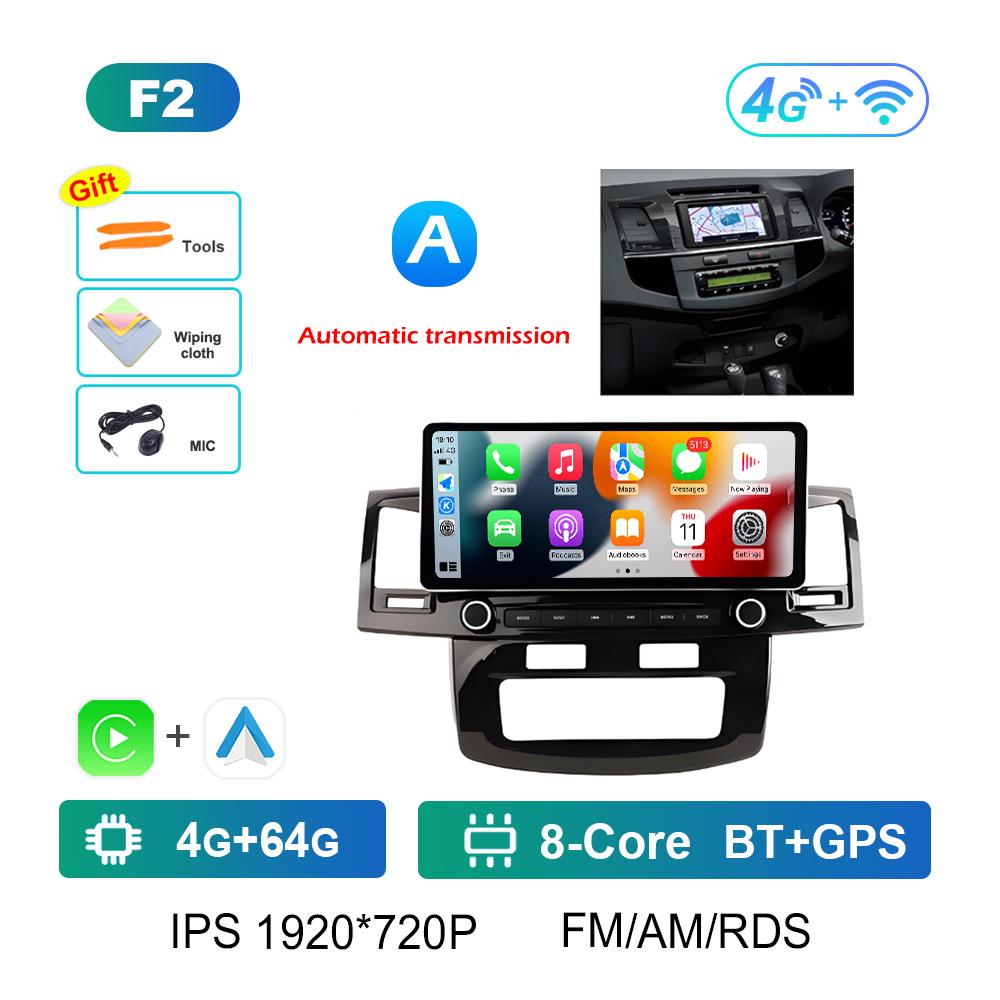 For Toyota Hilux 2005 2006 2007 2008 - 2014 Car Video Radio Multimedia Player Android Smart System Navigation GPS Bluetooth WIFI