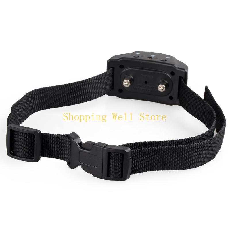Electric Anti Bark Collar Battery Powered with 7 Adjustable Sensitivity and Intensity for Small Puppy Bark Voice Humane