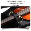 Durable and Ultra-Lightweight 4/4 Full-Size Carbon Fiber Violin Case with a Compact and Stylish Humidity Meter, Adjustable Velvet Strap for Crossbody