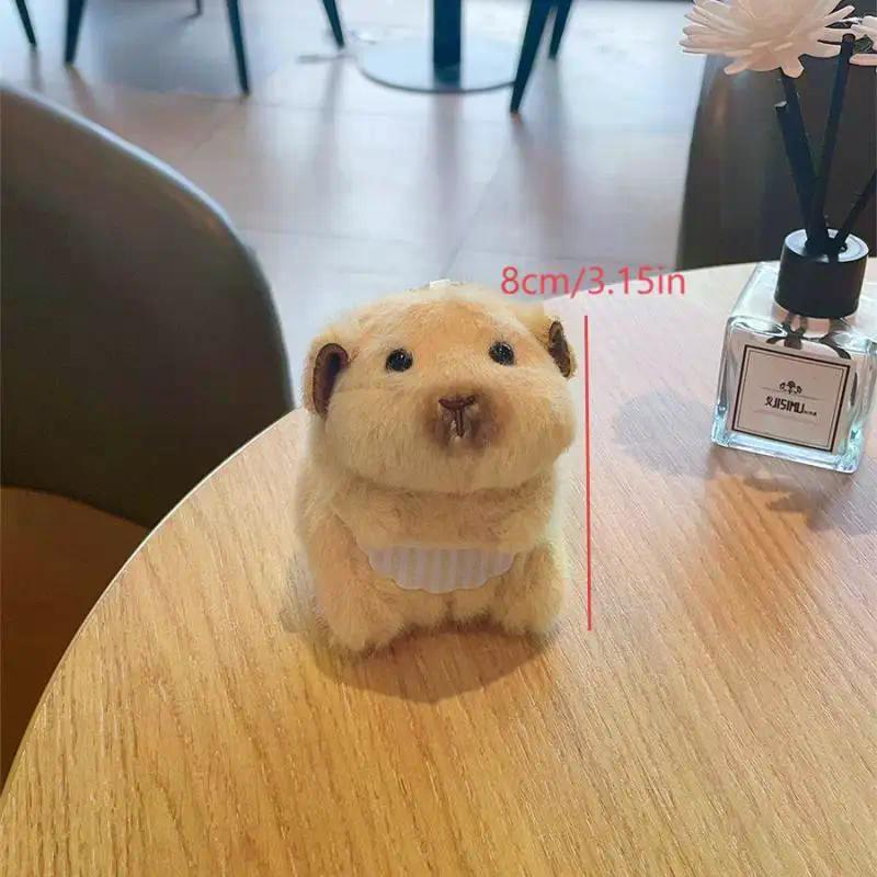 Loveable Hamster Soft Plush Keyring Attractive Backpack Hanging Decoration Gifts