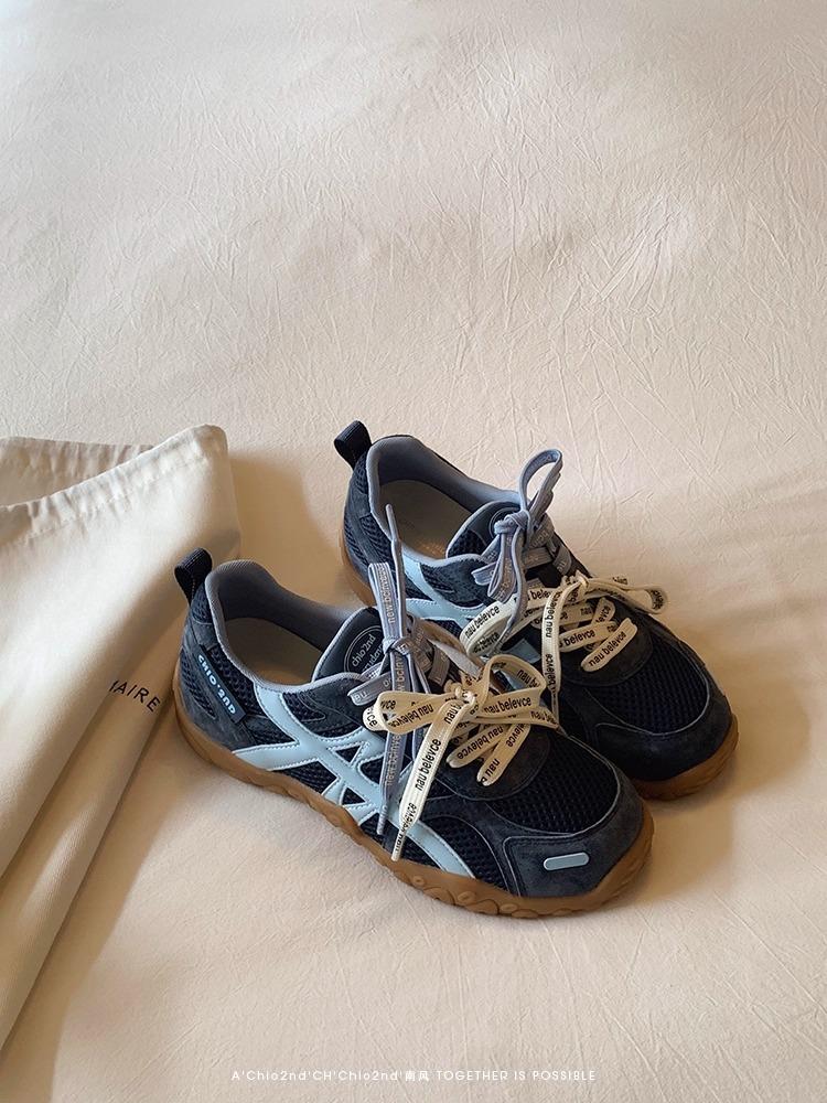 Inner height increase 2.5cm leather German training shoes women's 2025 autumn new shoes women's platform sports and leisure Forrest Gump shoes