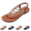 Large Size Fashionable Casual Elastic Fish Mouth Cover Flat Sandals