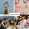 100 Pcs Artificial Rose Flowers Heads Flower Head Artificial Flower Silk Flower for Crown Scrap Wedding Home Decor DIY Garland Headdress