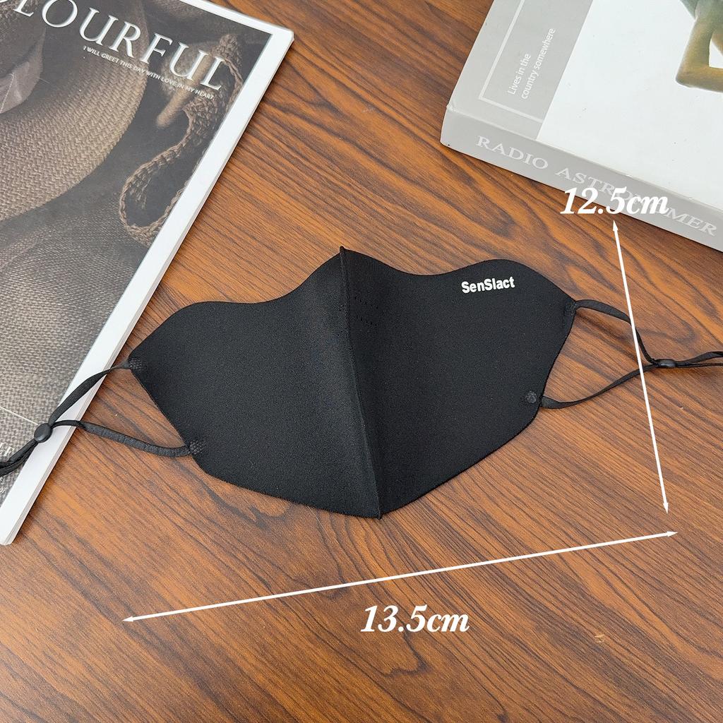 Winter Windproof Cold-proof 3D Thin Fleece Mask Warm Comfort Breathable Solid Color Outdoors Face Masks for Men 2025