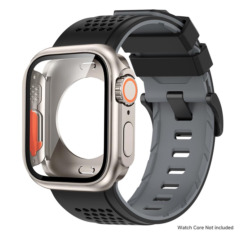 Case+Silicone Strap for Apple Watch Band Ultra 3 49mm 46 45 44 41mm Protective Case Bracelet for Iwatch 11 10 9 8 7 6 54 SE3