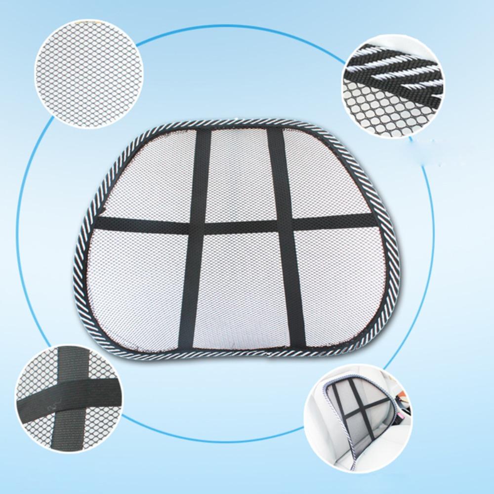 Car Back Pad Support Waist Cushion Car Seat Back Cushion Mesh Back Support Lumbar Lower Supports