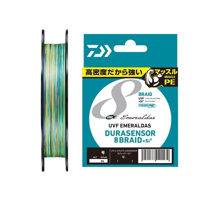 Daiwa Emeraldas Dura Sensor X8+Si2 PE Line 0.5 150m 3-Color (with Color Marking) Multicolor